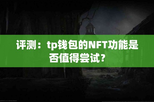 评测：tp钱包的NFT功能是否值得尝试？