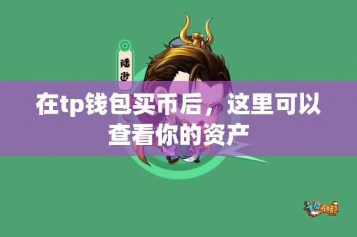 在tp钱包买币后，这里可以查看你的资产