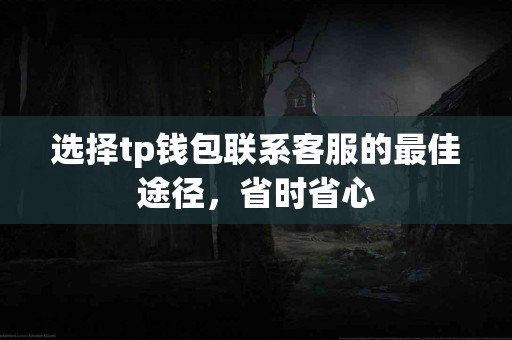 选择tp钱包联系客服的最佳途径，省时省心