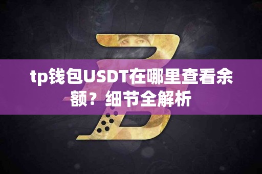 tp钱包USDT在哪里查看余额？细节全解析