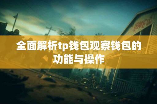 全面解析tp钱包观察钱包的功能与操作