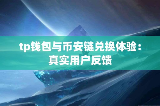 tp钱包与币安链兑换体验：真实用户反馈