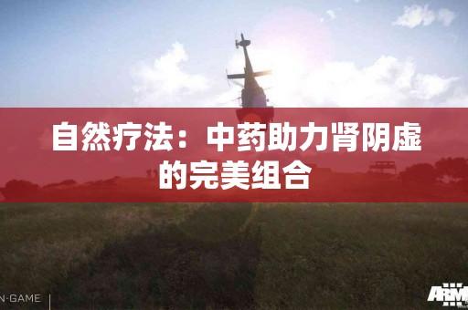 自然疗法：中药助力肾阴虚的完美组合