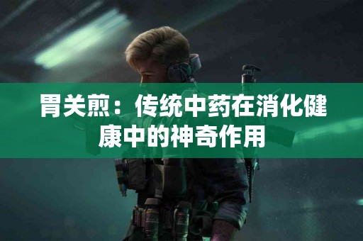 胃关煎：传统中药在消化健康中的神奇作用