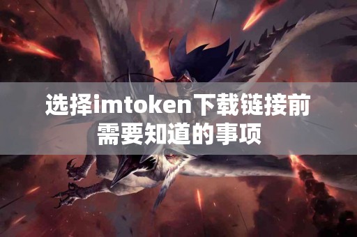 选择imtoken下载链接前需要知道的事项